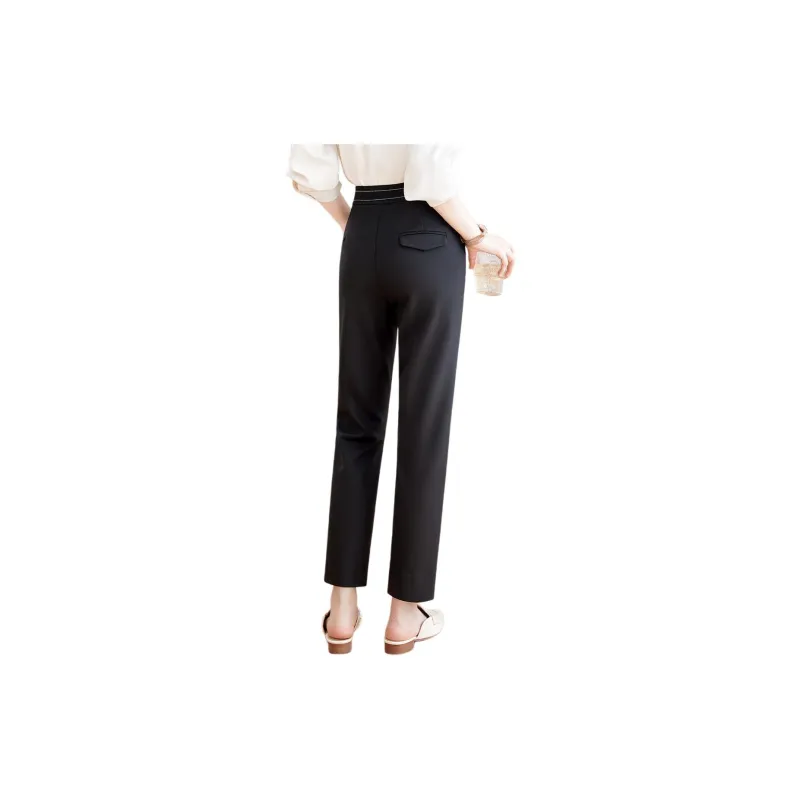 Mo Han Yi Mei Casual Pants Women's Black-1