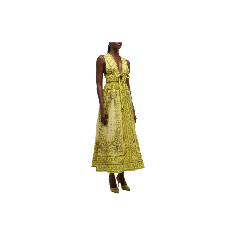 Zimmermann Bandana print Linen blend Dress-2