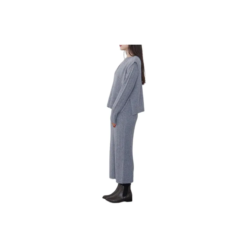 Beams FW23 Skirt Set Women's Light Gray-3