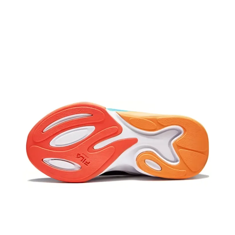 FILA KIDS Anti Slip Wear Resistant Low Top Kids' Running Shoes Goose Egg Yellow Teenagers-4