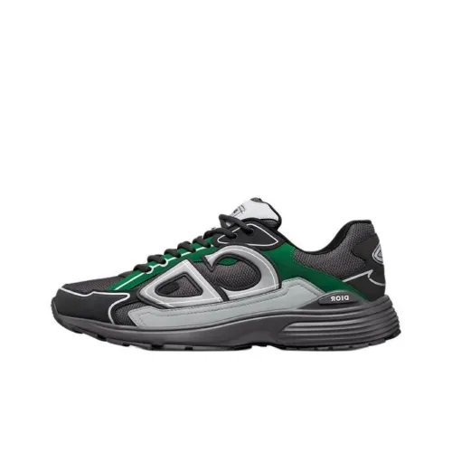 DIOR B30 Low Top Casual Shoes Men's Dark Gray