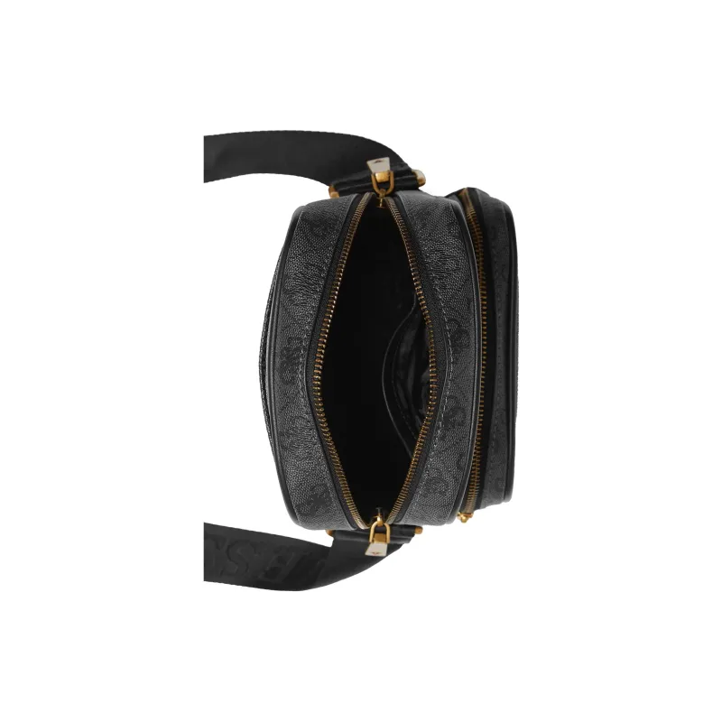 GUESS Artificial Leather Camera Bag Shoulder Bag Crossbody Bag Men's Black-3
