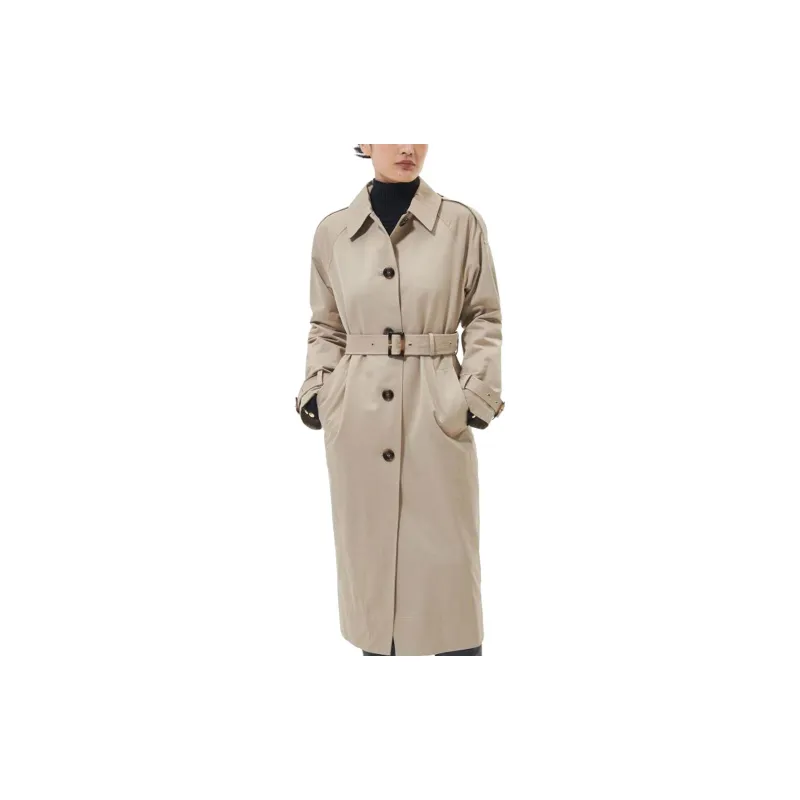 BARBOUR Marie Belted Trench Coat-3