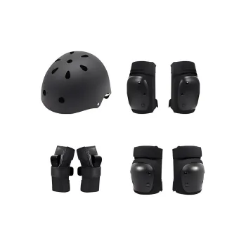 1985 Skateboard Protective Gears Helmet With Knee Pads And Elbow Pads ABS Unisex
