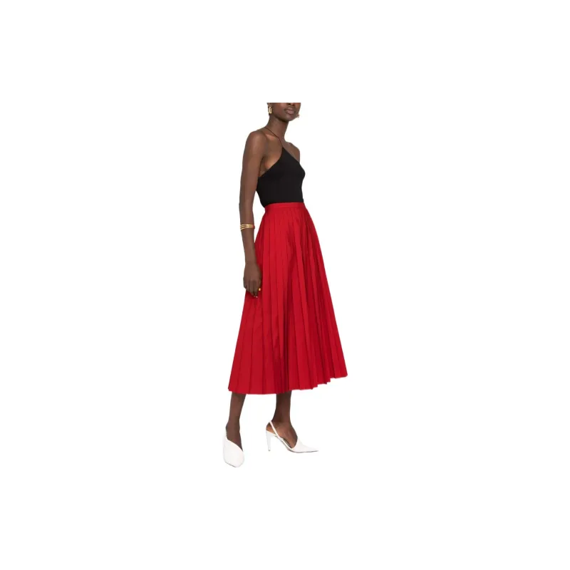 Valentino Casual Long Skirt Women's Red-3
