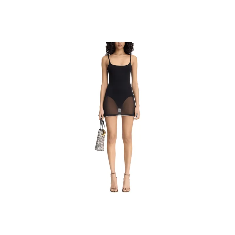 Jacquemus Roupao Mini Tank Dress 'Black'-1