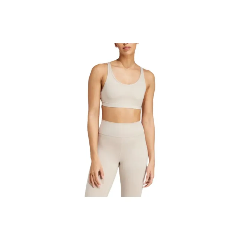 Adidas ESSENTIALSGym AAll Me Essentials Medium-Support Bra Sports Underwear Women's Marvelous Beige-2