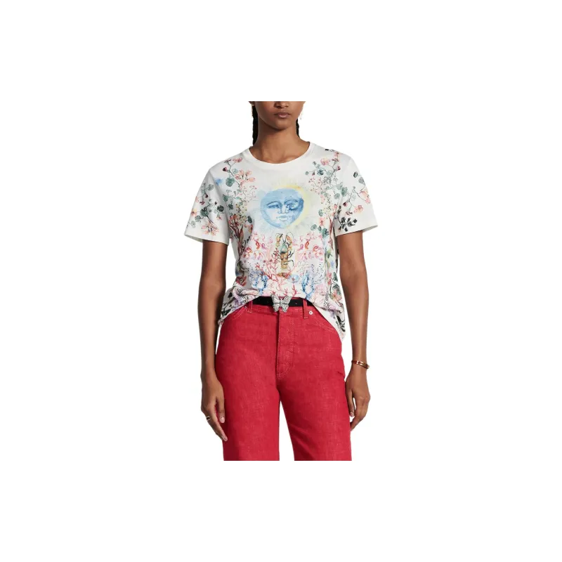 DIOR T-Shirts Women's White-2