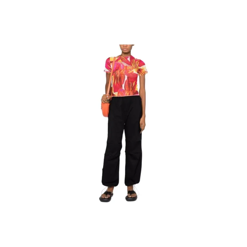 Louisa Ballou Transparent effect Printed T shirt-1