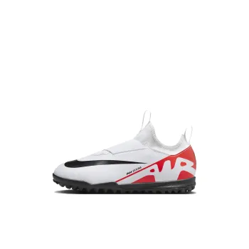 Nike Mercurial Vapor 15 Slip-Resistant Anti-Kick Low-Top Kids' Soccer Shoes White Black Kids'