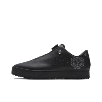 FILA ICONA Anti Slip Wear Resistant Low Top Skateboard Shoes Men's Black