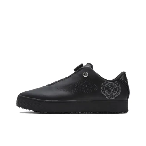 FILA ICONA Anti Slip Wear Resistant Low Top Skateboard Shoes Men's Black