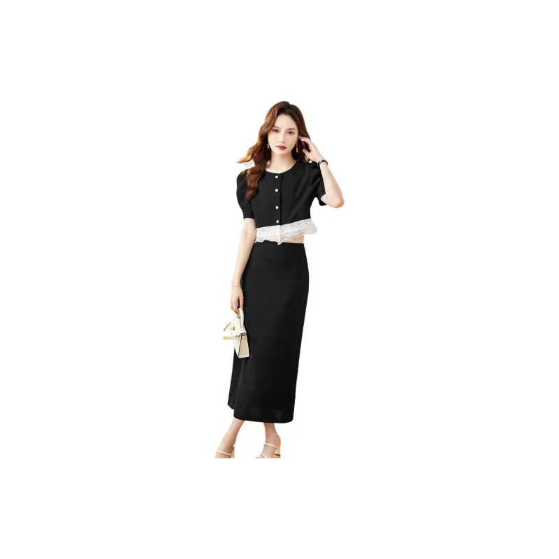 TERRE BLEUE Skirt Set Women's Black-3