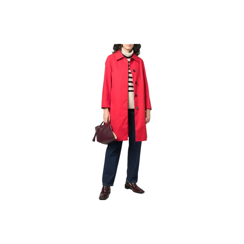 Mackintosh Trench Coats Women's Red-1