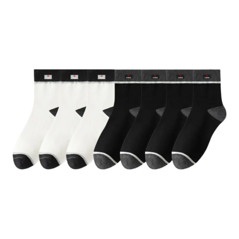 Lan Miao Mid Calf Socks Men's 7 Pack-8