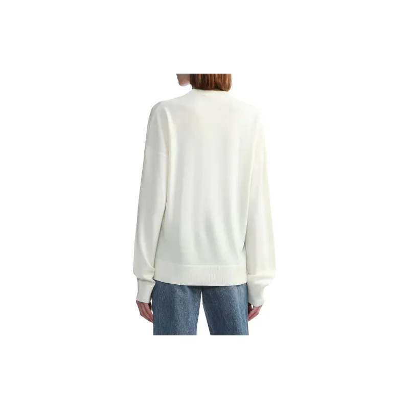 JW Anderson Logo Intarsia Knit Crenweck Jumper-3