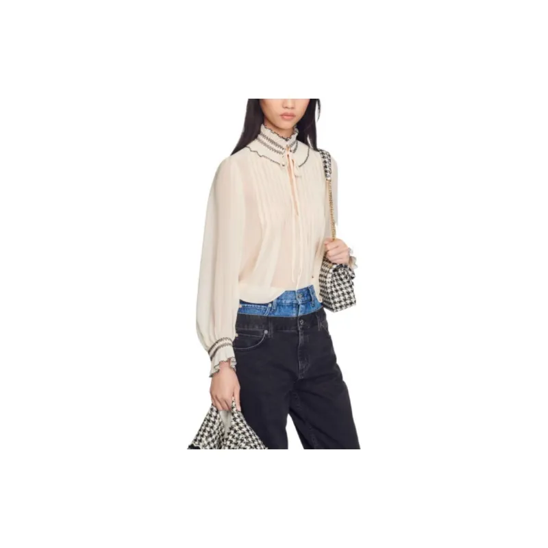 Sandro Shirts Women's Nude-3