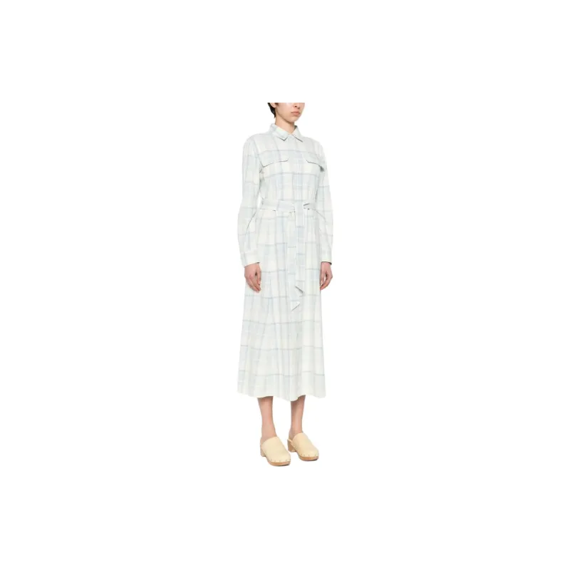 Polo Ralph Lauren Plaid check Cotton Maxi Dress-3