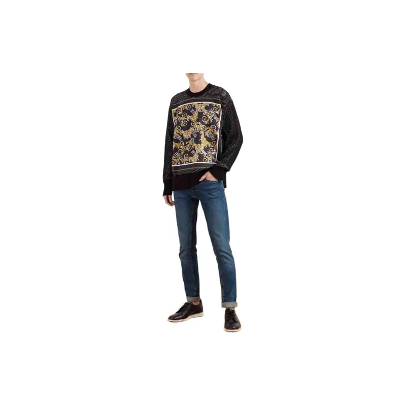 VERSACE Knitwear Men's Black Gold-1