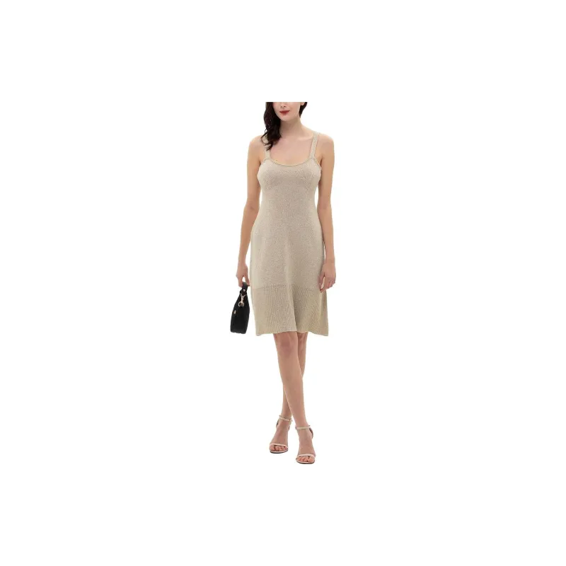 GUESS Sleeveless Dresses Women's Khaki-2