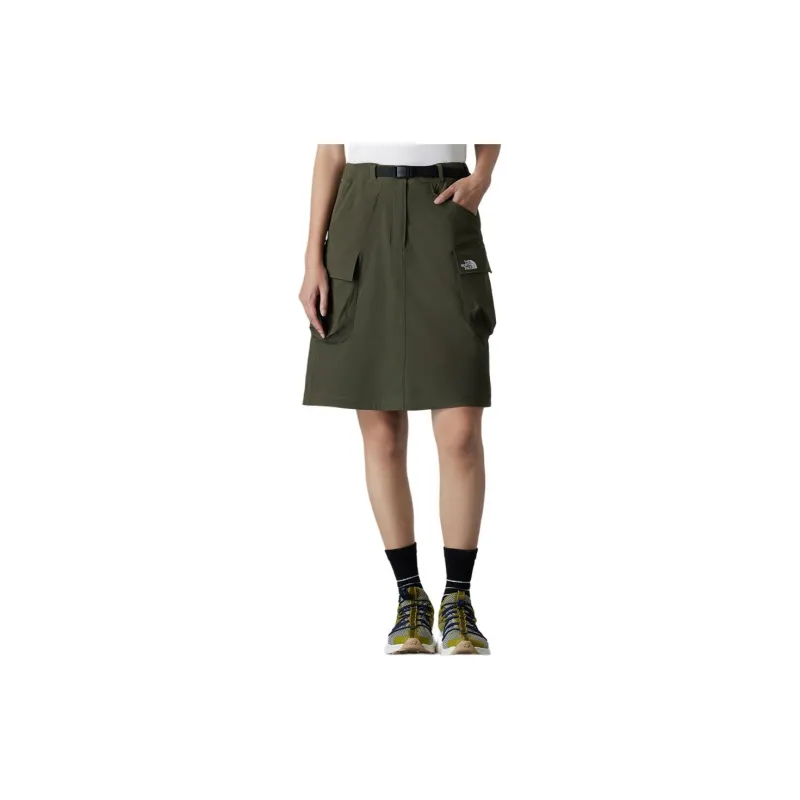 THE NORTH FACE Cargo Short Skirts Women's Gray Umber Green-1