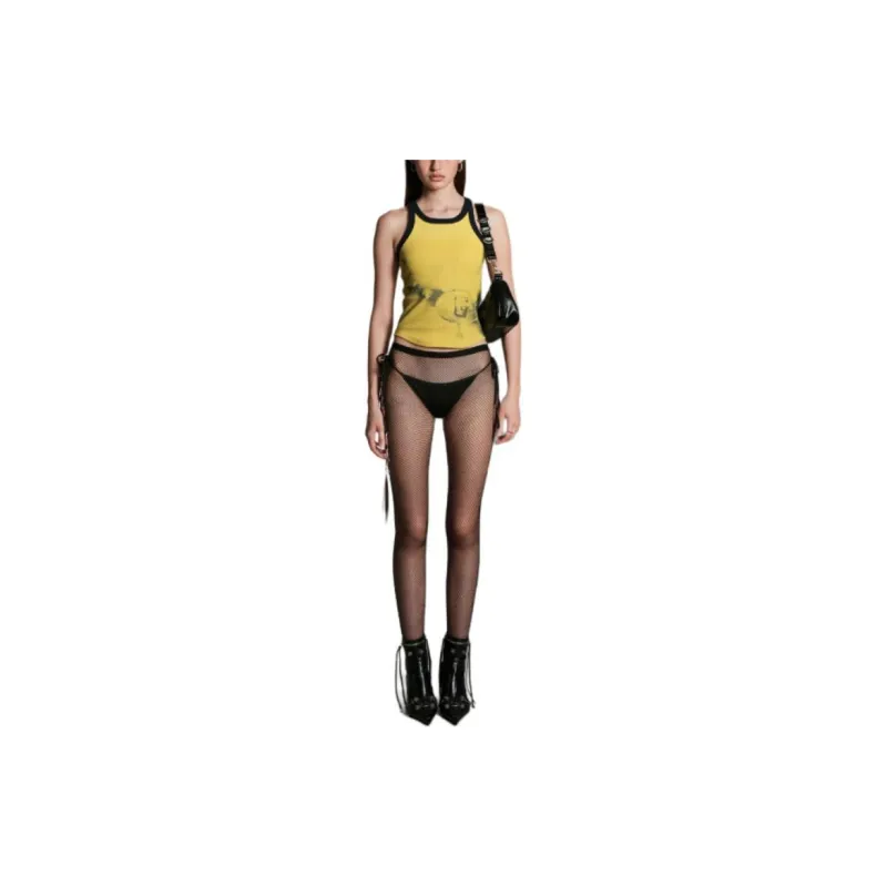 GRAILZ Tank Tops Women's Yellow-2