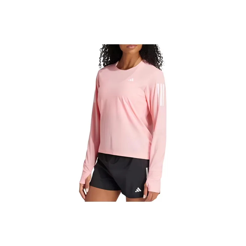 Adidas Free Shipping With AdiClub Own The Run Long Sleeve Tee-1