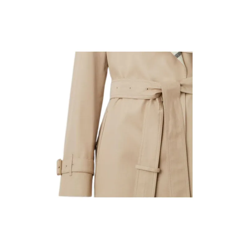 Burberry SS22 Trench Coat Women's Soft Yellow Brown-7