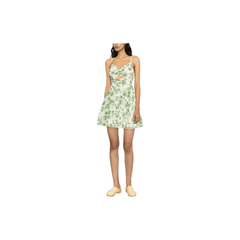 Sandro Slip Dresses Women's Green-1