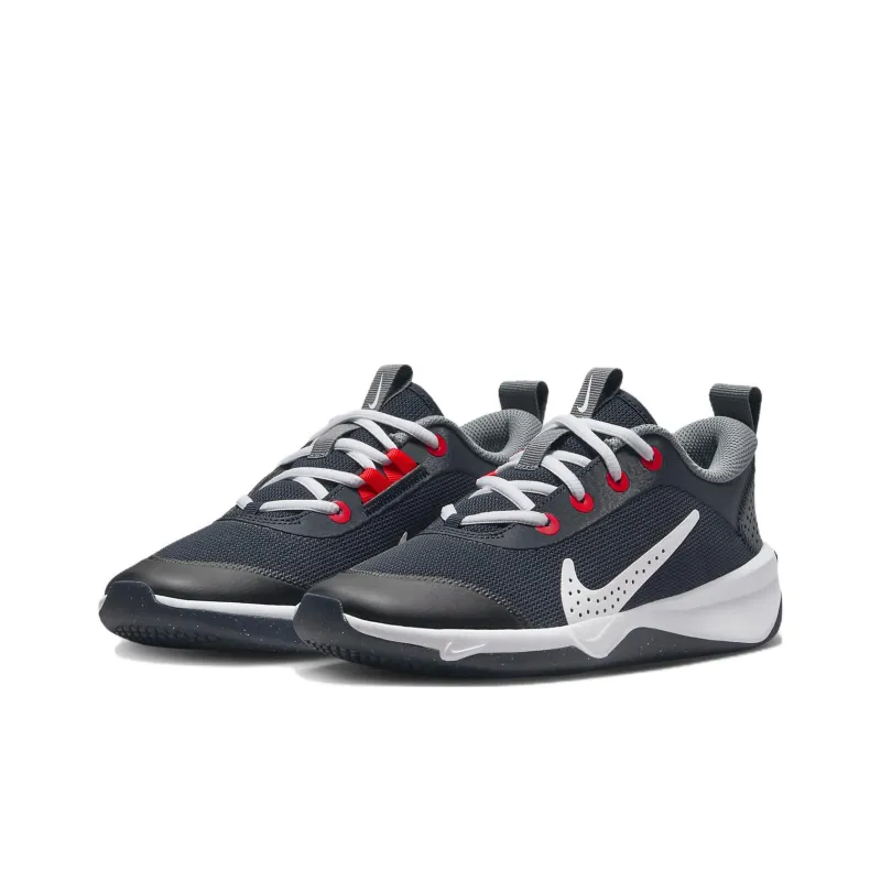 Nike Omni Multi-Court GS 'Dark Obsidian White'-2