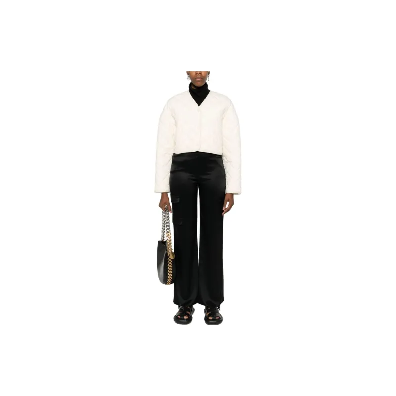 NANUSHKA Cais Satin Cargo Trousers-1