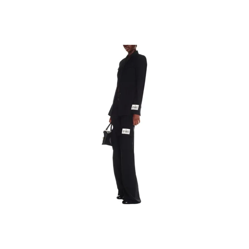 OFF-WHITE Single-Breasted Long-Sleeved Jacket-3