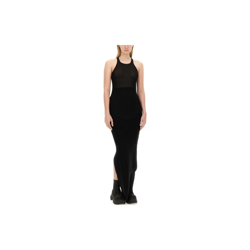 RICK OWENS Basic Fine ribbed Tank Top-1