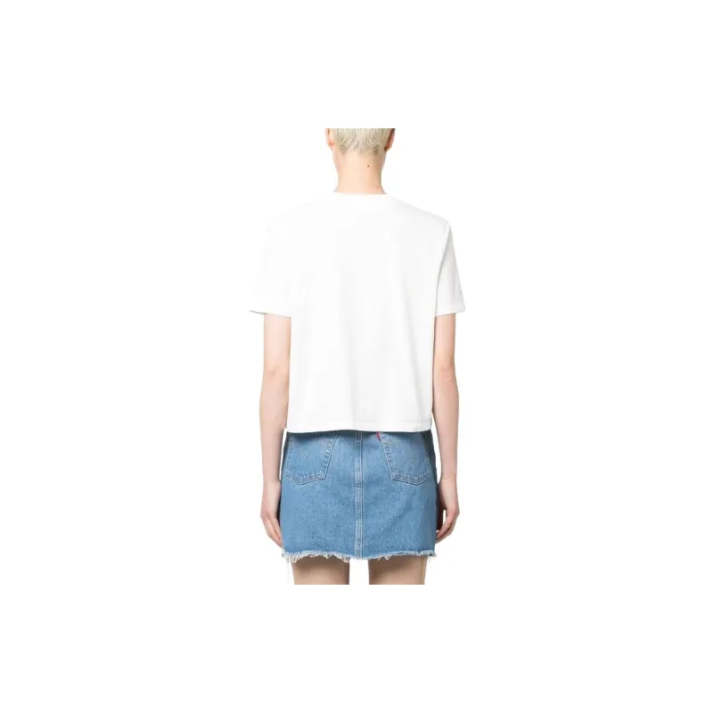 Maison Kitsune T Shirts Women's White-4