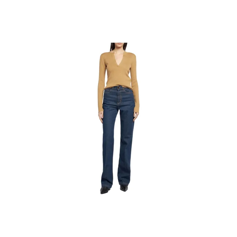 MaxMara Urlo Ribbed Long Sleeve Sweater-2
