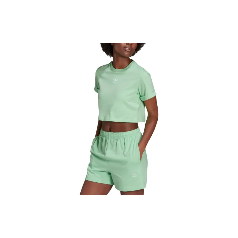 Adidas Originals Regular T Shirt Women's Honor Mint Green-3