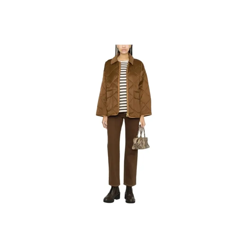 BARBOUR Jackets Women's Caramel Brown-1