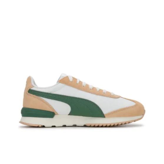 PUMA R78 Nylon Anti Slip Wear Resistant Low Top Casual Shoes Unisex Beige Brown-1