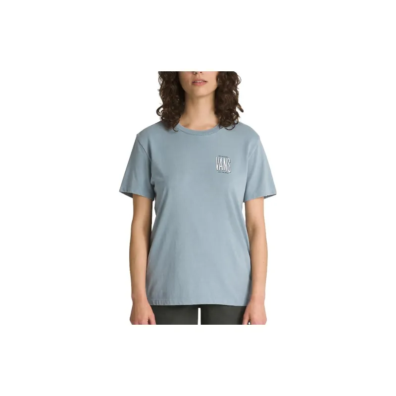 Vans TALL TYPE MOUNTAIN T-Shirts Women's Blue-3