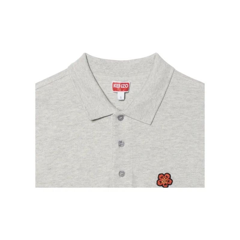 KENZO Boky Flower Embroidered Polo Shirt-2