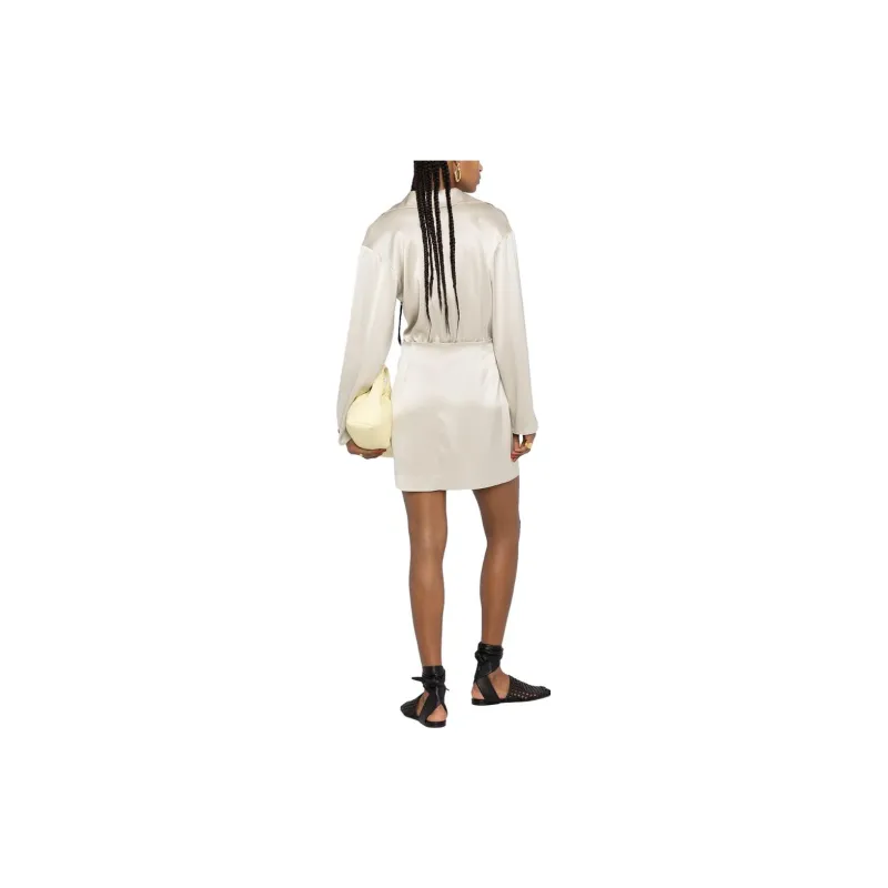 NANUSHKA Long Sleeved Dress Women's White-3