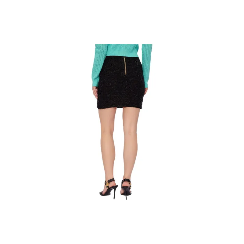 BALMAIN Tweed Mini Skirt-3