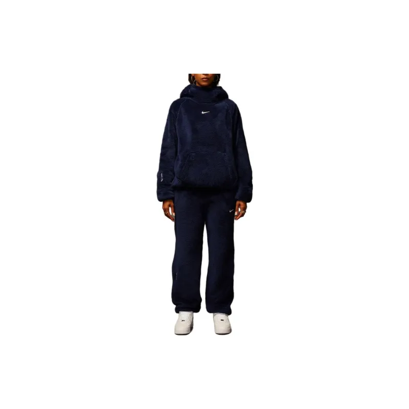 Nike X Nocta Women's Chalet Polar Top Asia Sizing Dark Blue-4