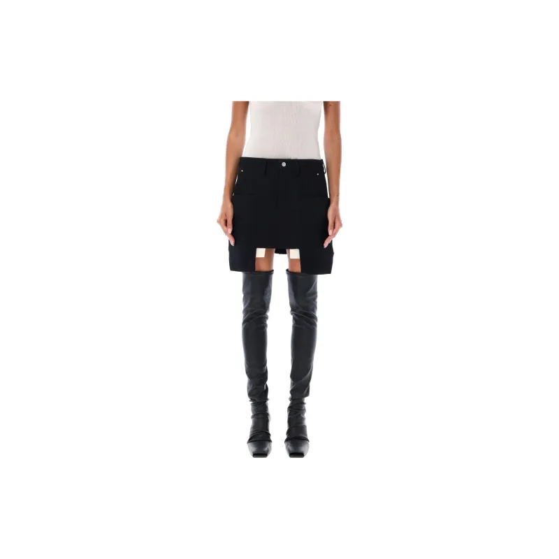 RICK OWENS Stefa Mini Skirt-1