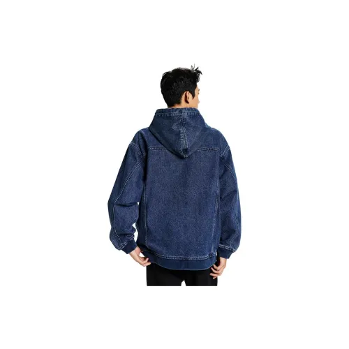 Dme Denim Jackets Unisex Blue