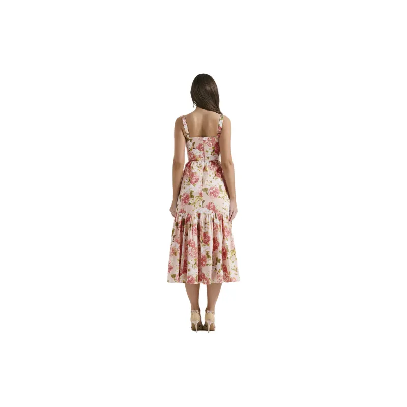 HOUSE OF CB ELIA Slip Dress Women's PINK PEONY-2
