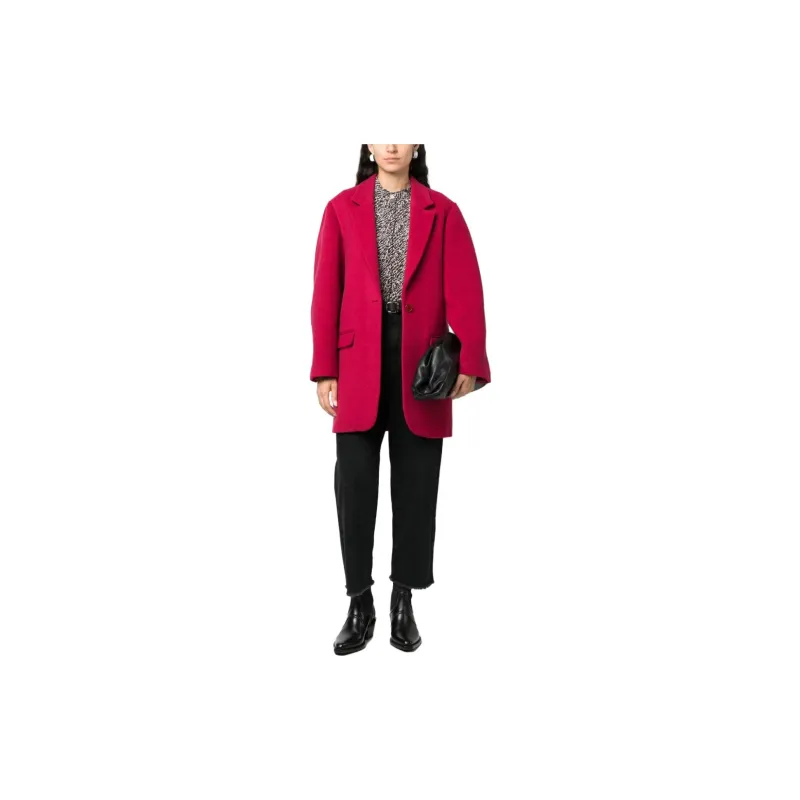 ISABEL MARANT Jilinka Single breasted Coat-2