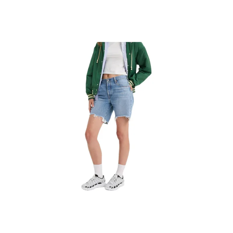 Levi's Denim Shorts Women's Medium Washed-1