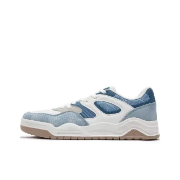 361° Anti Slip Wear Resistant Low Top Skateboard Shoes Men's Blue White