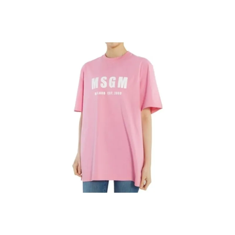 MSGM T Shirts Women's Pink-2